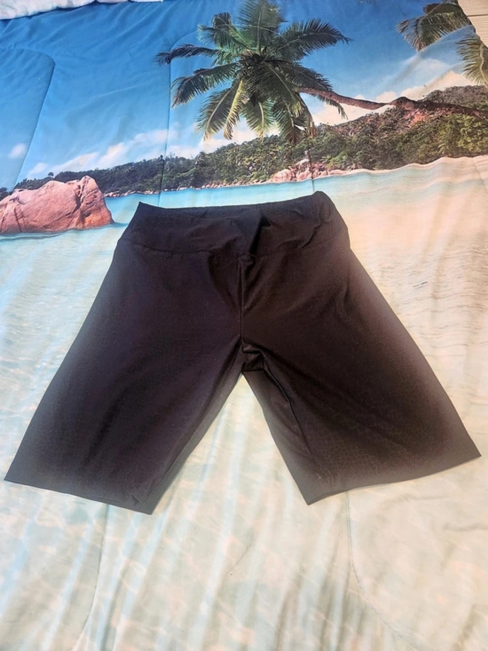 Wild Fable Women's Biker Activewear Shorts Black M Stretch Knit